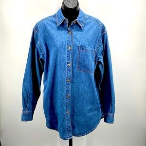 Eddie Bauer l Long Sleeve Jean Shirt